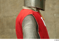  Photos Medieval Knight in mail armor 10 Medieval clothing red gambeson upper body 0006.jpg